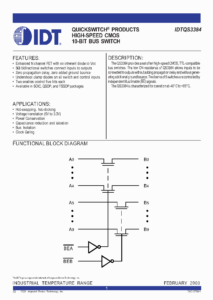 IDTQS3384_34698.PDF Datasheet