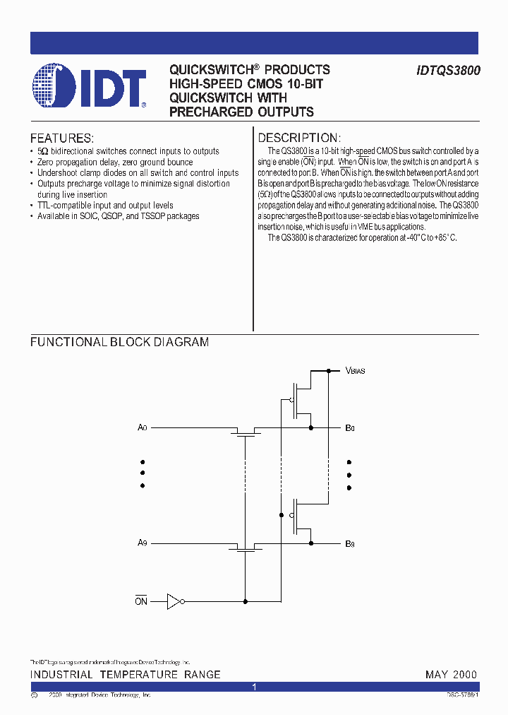 IDTQS3800_288686.PDF Datasheet