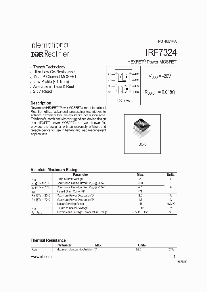 IRF7324_228510.PDF Datasheet