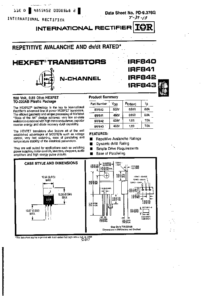 IRF8401111_2615.PDF Datasheet