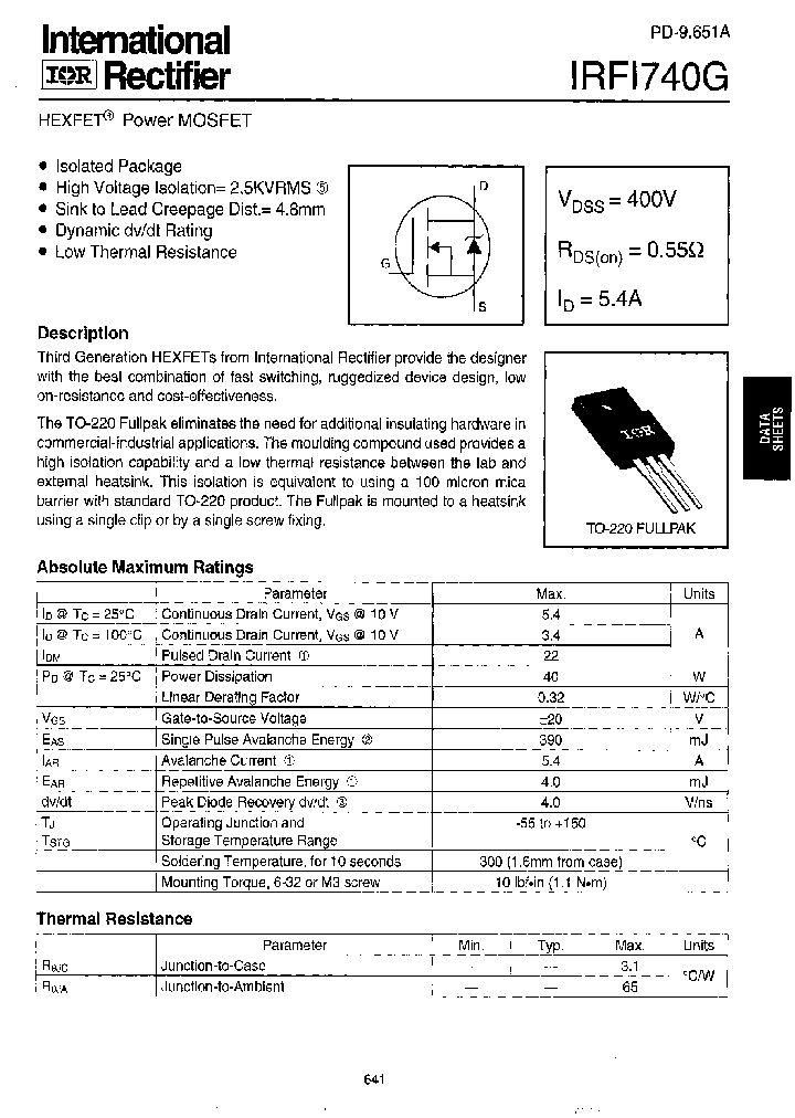 IRFI740G_258735.PDF Datasheet