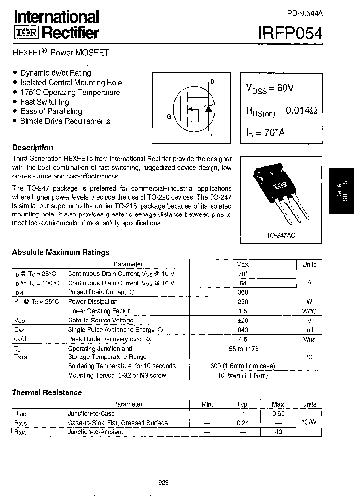 IRFP054_180828.PDF Datasheet