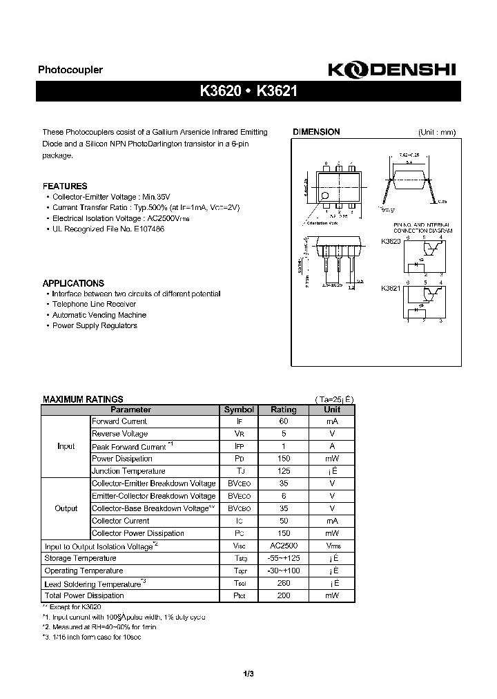 K3620_259577.PDF Datasheet