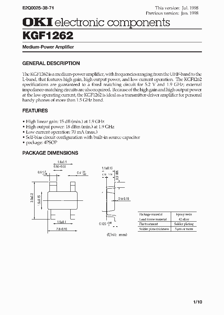 KGF1262_297857.PDF Datasheet