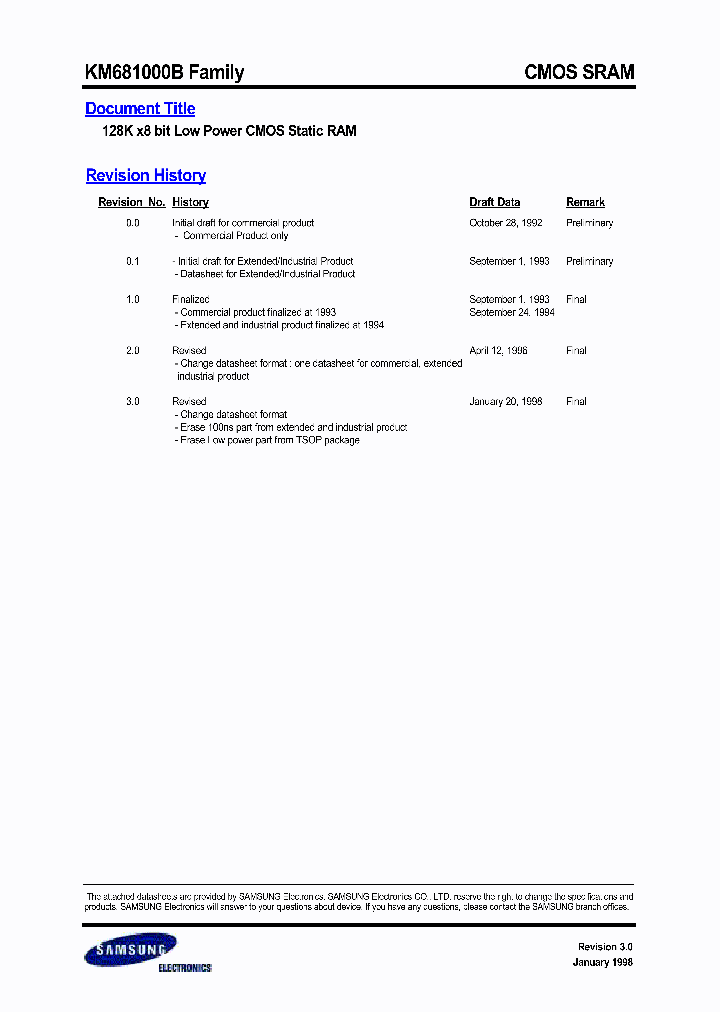 KM681000B_292403.PDF Datasheet