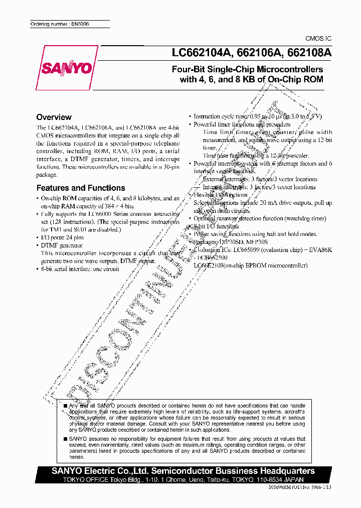 LC662104A_294511.PDF Datasheet