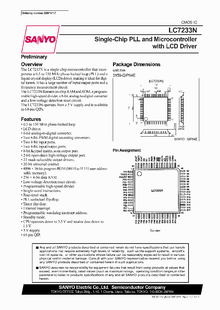 LC7233N_293632.PDF Datasheet