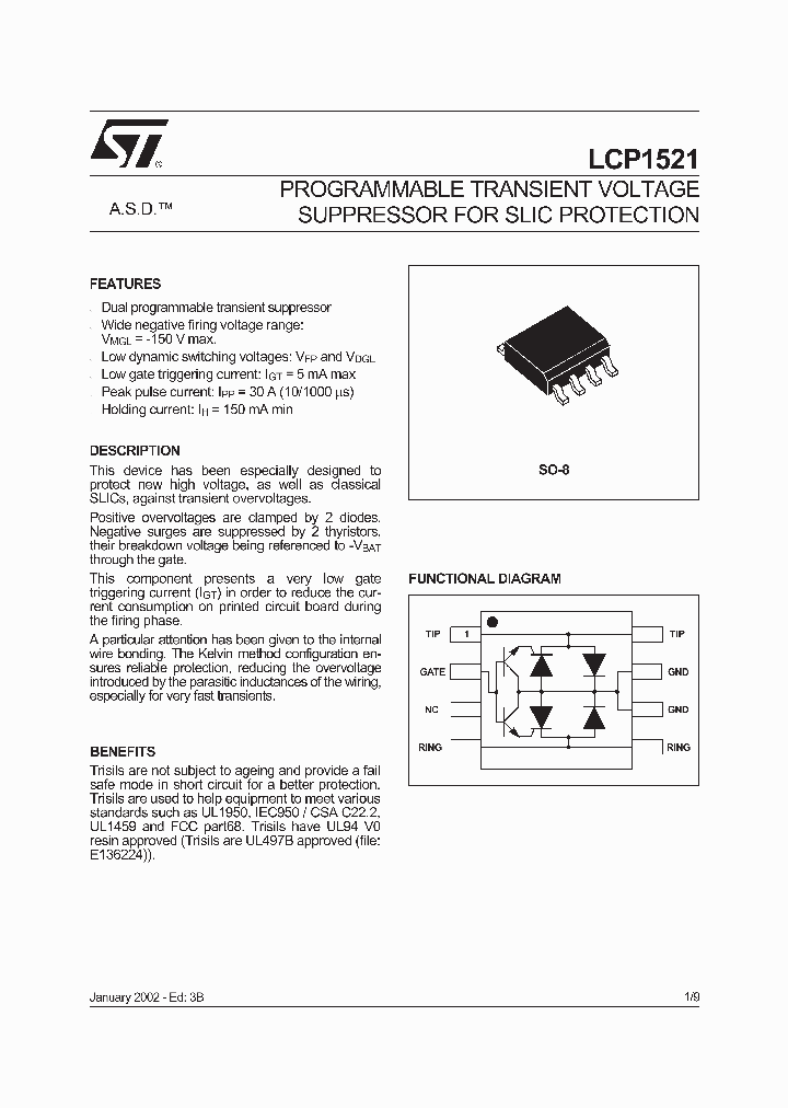LCP1521RL_277796.PDF Datasheet