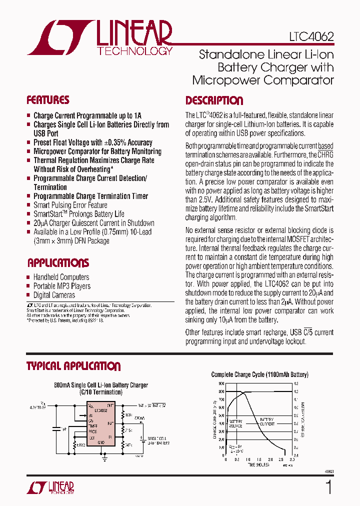 LTC4062_297156.PDF Datasheet