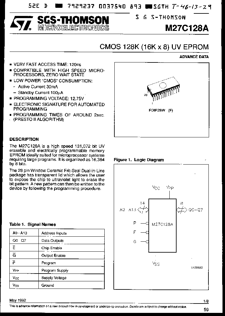 M27C128A_285103.PDF Datasheet