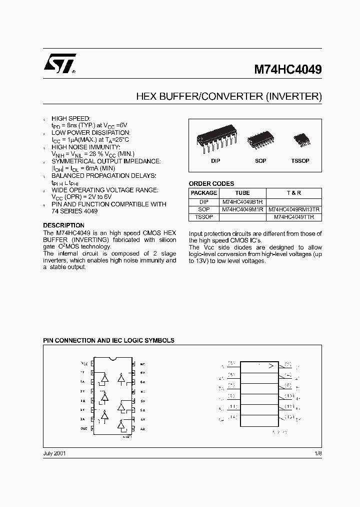 M74HC4049RM13TR_285134.PDF Datasheet