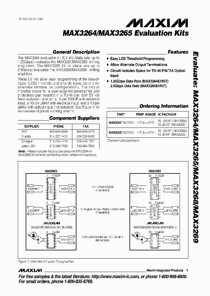 MAX3264EVKIT_280534.PDF Datasheet