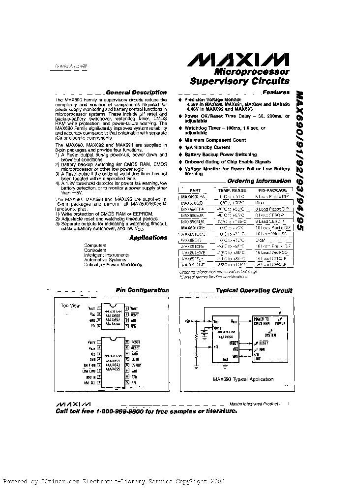 MAX693CWE_203652.PDF Datasheet