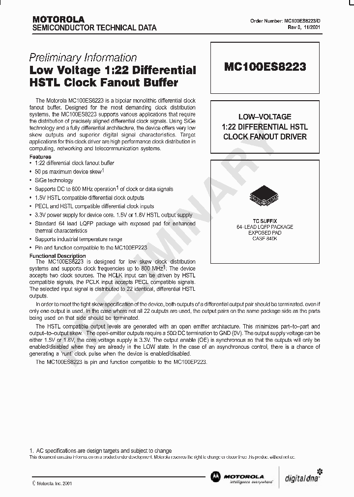 MC100ES8223_281118.PDF Datasheet