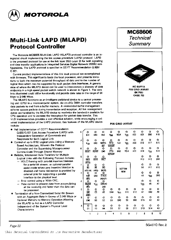 MC68606_291071.PDF Datasheet