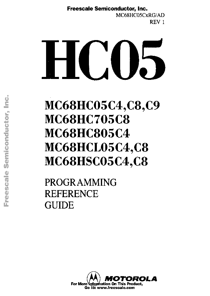 MC68HC05C4_31013.PDF Datasheet