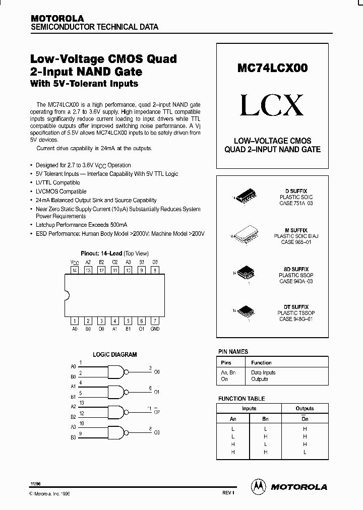 MC74LCX00_276278.PDF Datasheet