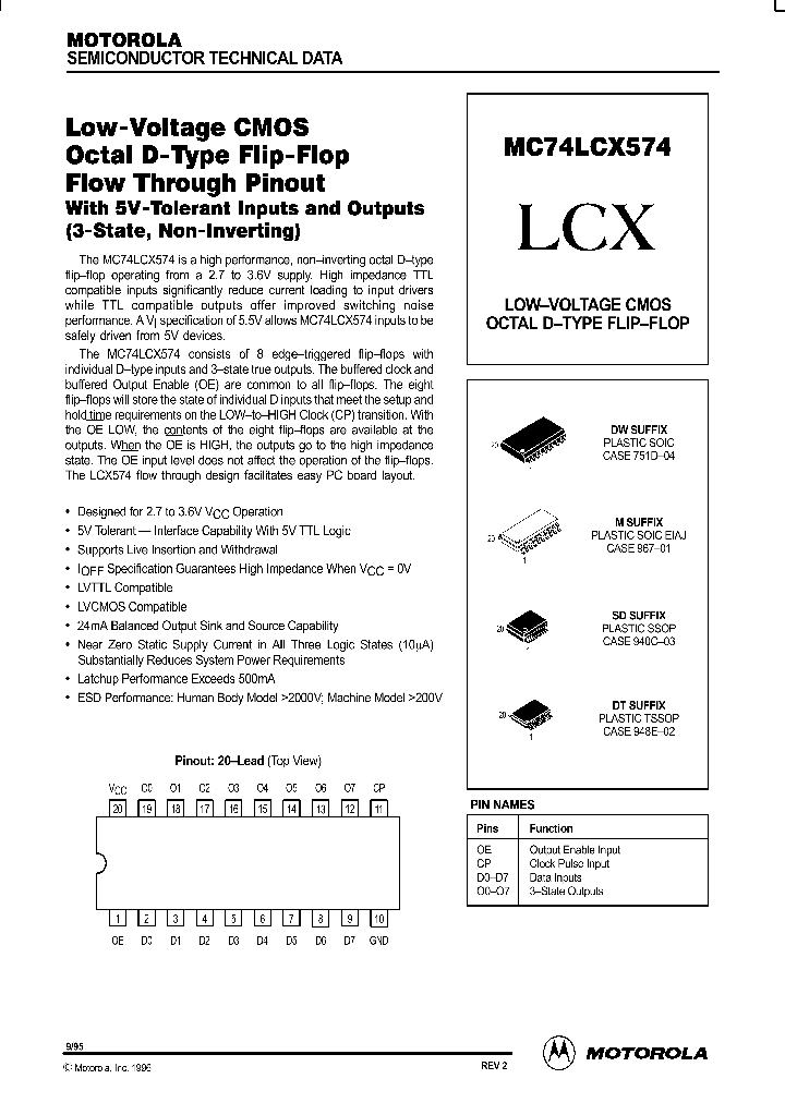 MC74LCX574_289451.PDF Datasheet