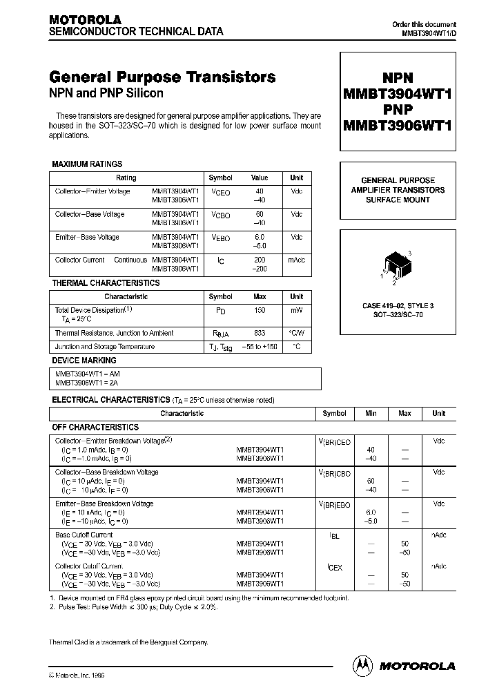 MMBT3906WT1_118263.PDF Datasheet