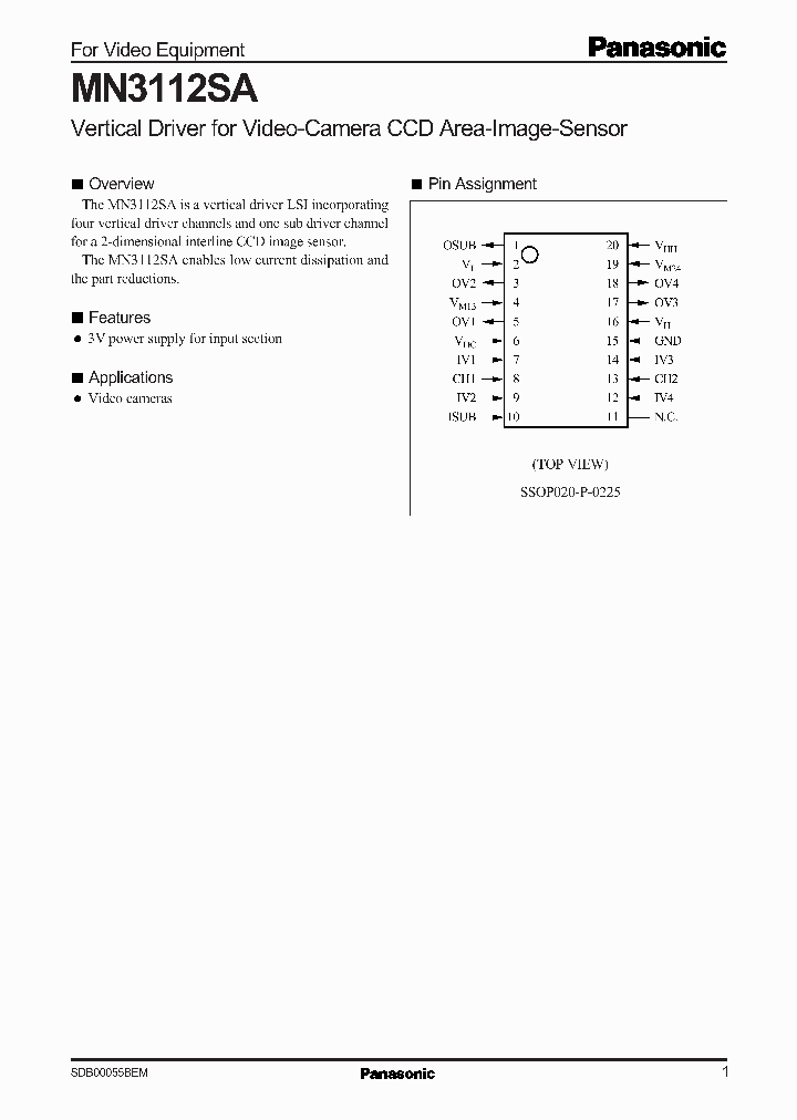 MN3112SA_294823.PDF Datasheet
