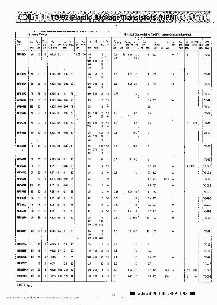 MPS5172_291703.PDF Datasheet