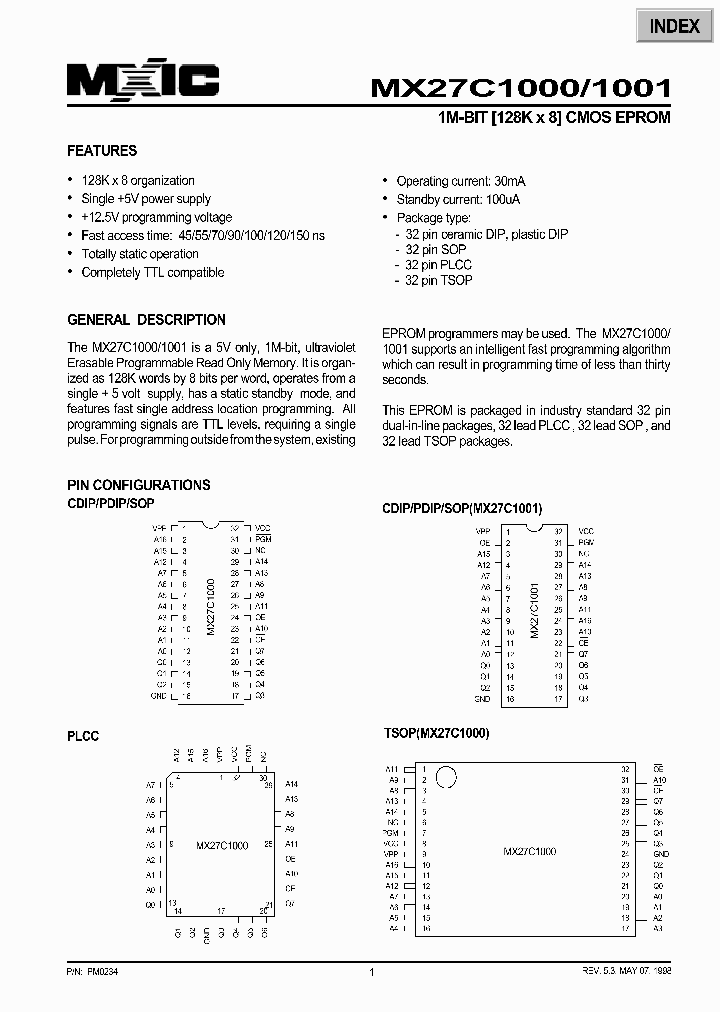 MX27C1001_281079.PDF Datasheet