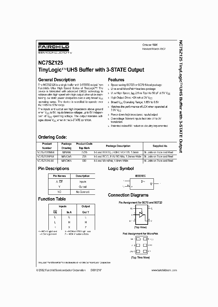 NC7SZ125_297949.PDF Datasheet