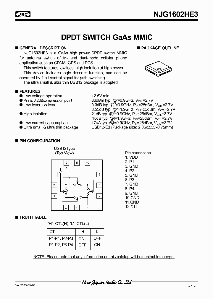 NJG1602HE3_284804.PDF Datasheet