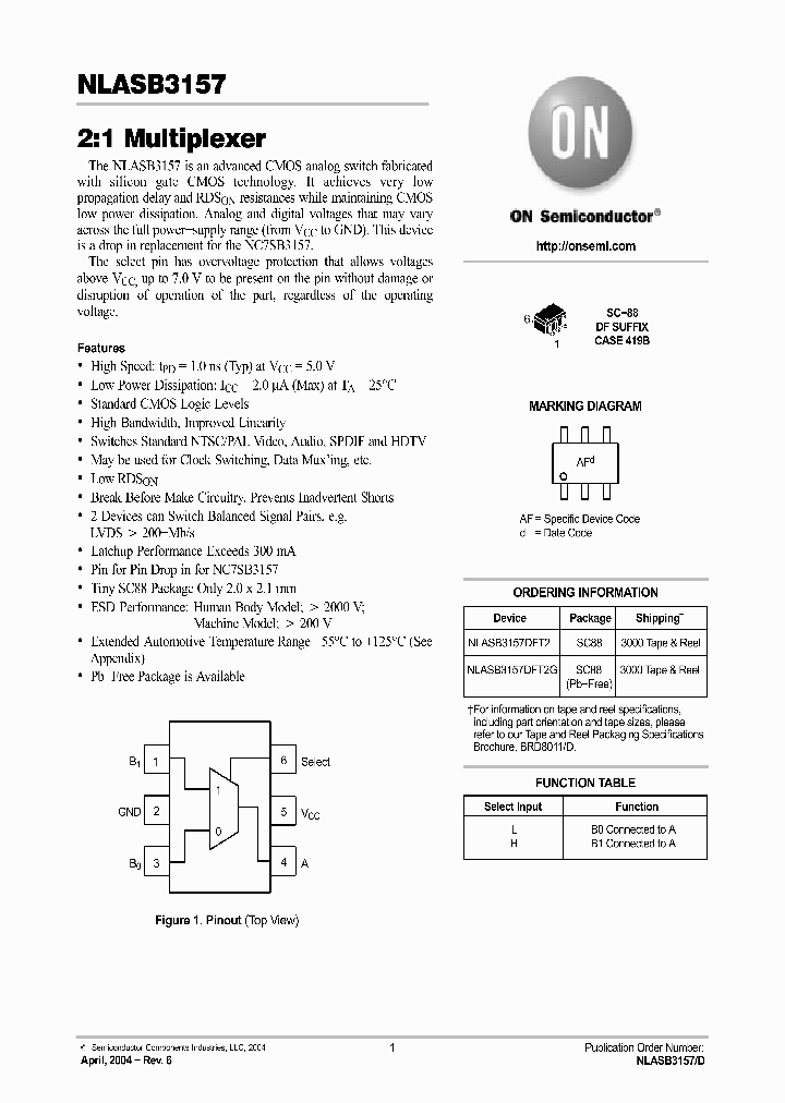 NLASB3157_298278.PDF Datasheet