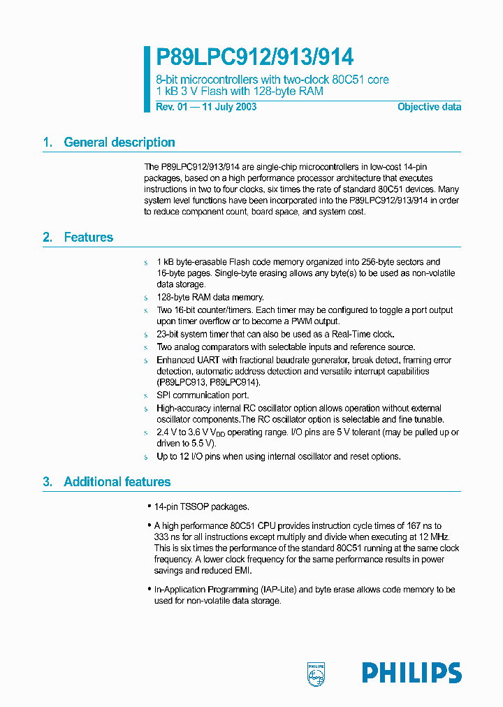 P89LPC912_272112.PDF Datasheet