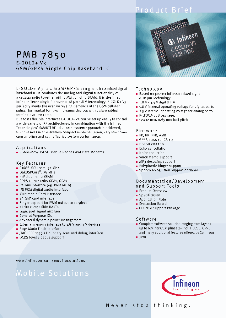 PMB7850_261664.PDF Datasheet