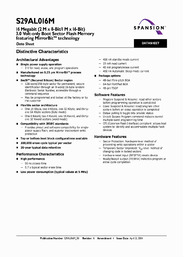 S29AL016M90TAI020_241928.PDF Datasheet