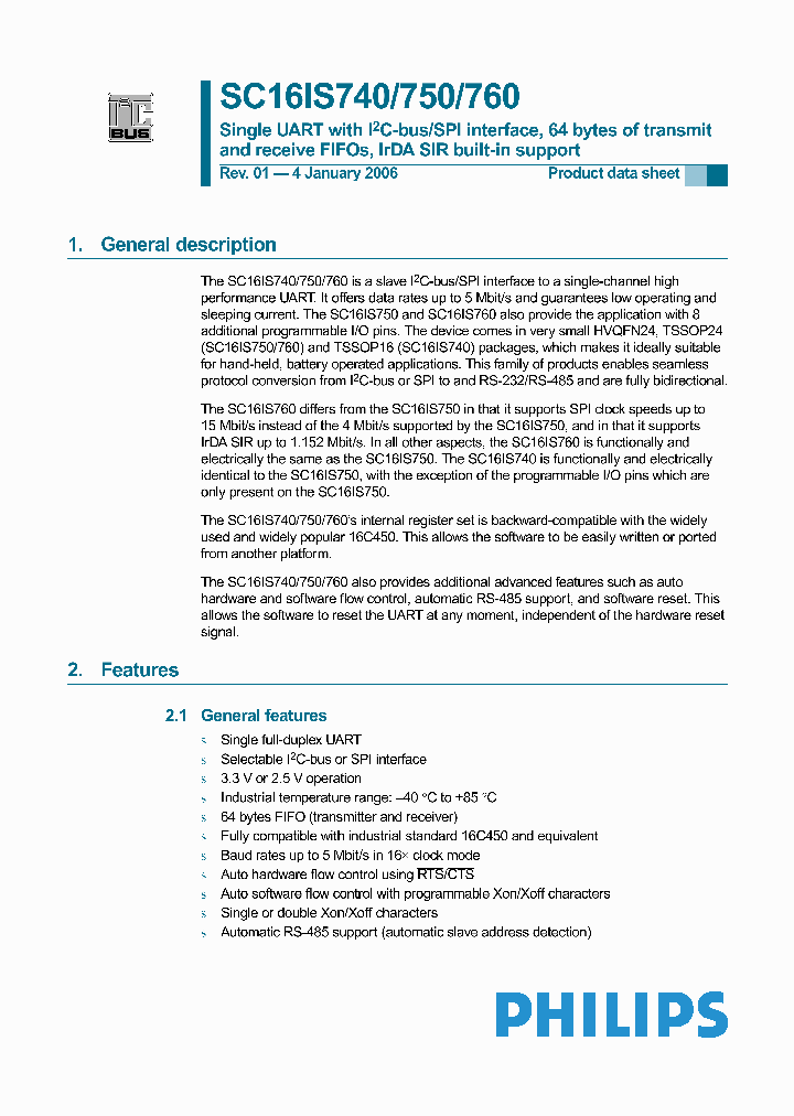 SC16IS740_267672.PDF Datasheet