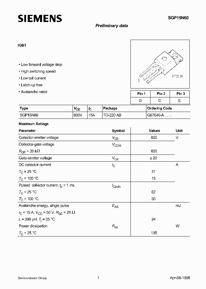 SGP15N60_281802.PDF Datasheet