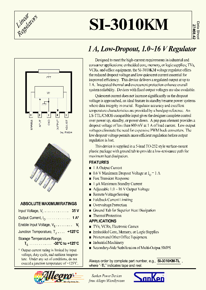 SI-3010KM_292756.PDF Datasheet