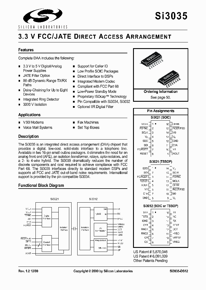 SI3012_35275.PDF Datasheet