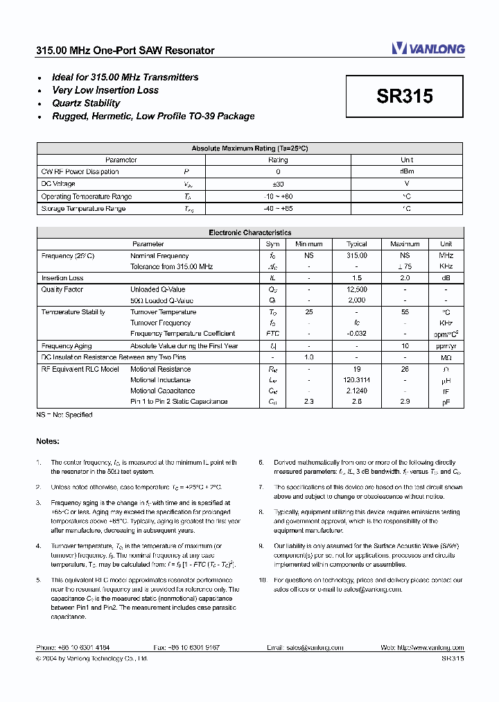 SR315_241201.PDF Datasheet