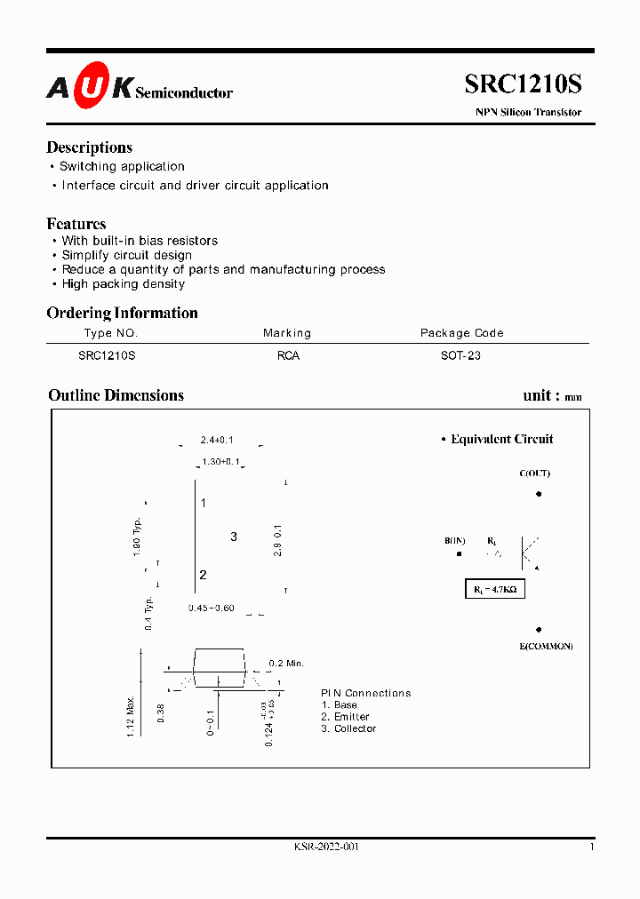 SRC1210S_262631.PDF Datasheet