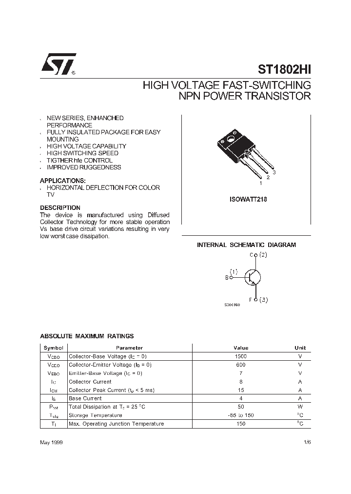 ST1802HI_289136.PDF Datasheet