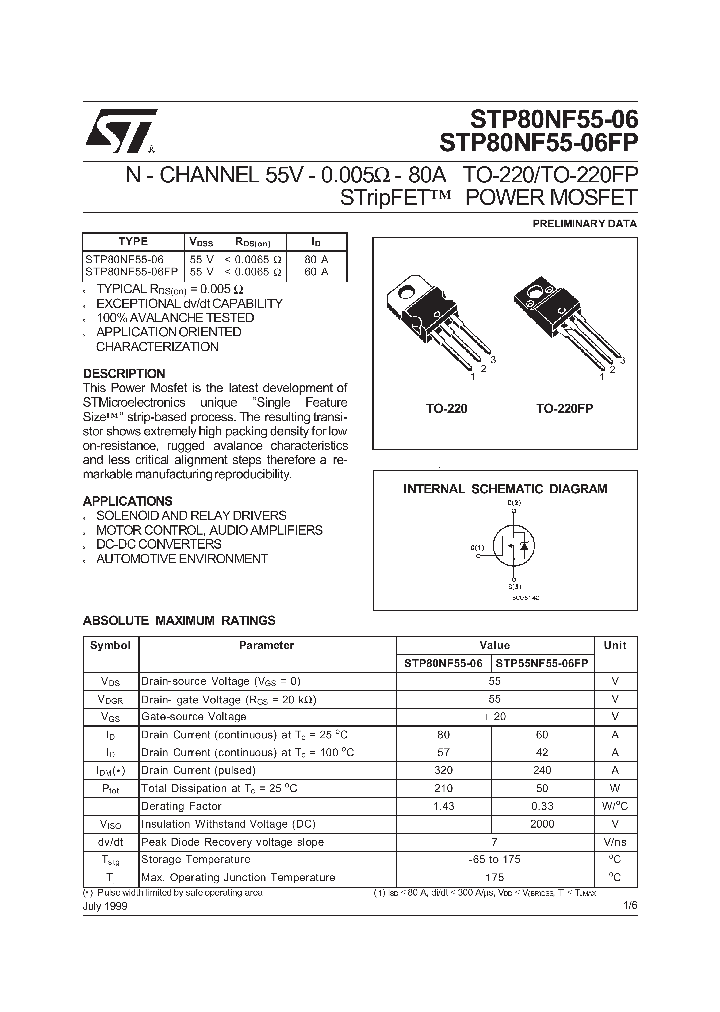 STP80NF55-06FP_227126.PDF Datasheet