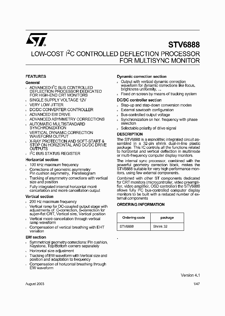 STV6888_259643.PDF Datasheet