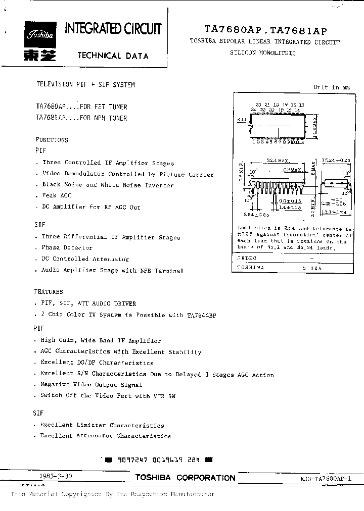 TA7680AP_274593.PDF Datasheet