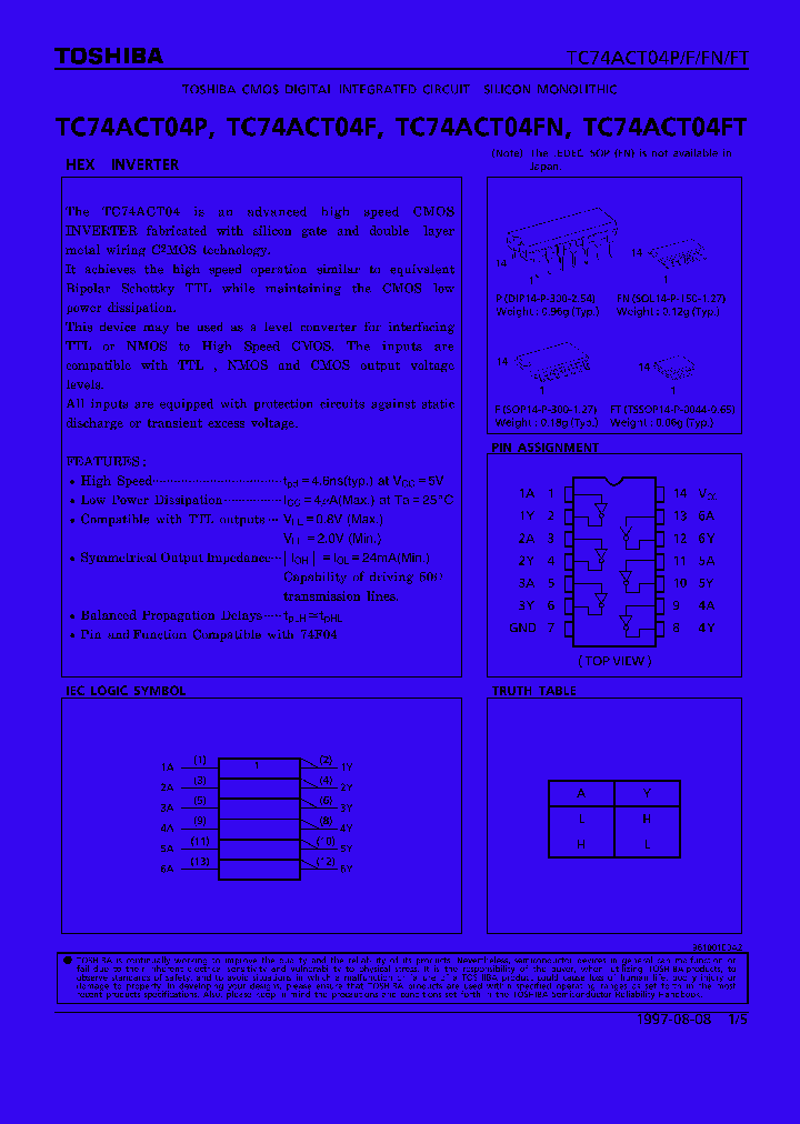 TC74ACT04FT_289526.PDF Datasheet