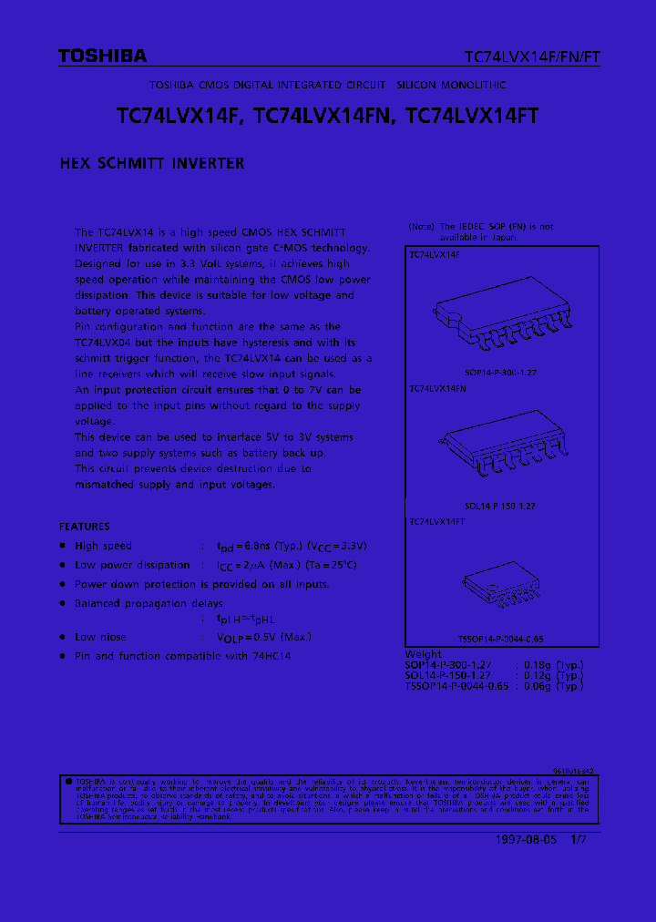 TC74LVC14FN_287799.PDF Datasheet