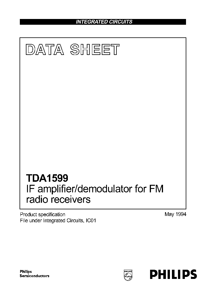 TDA1599_270384.PDF Datasheet