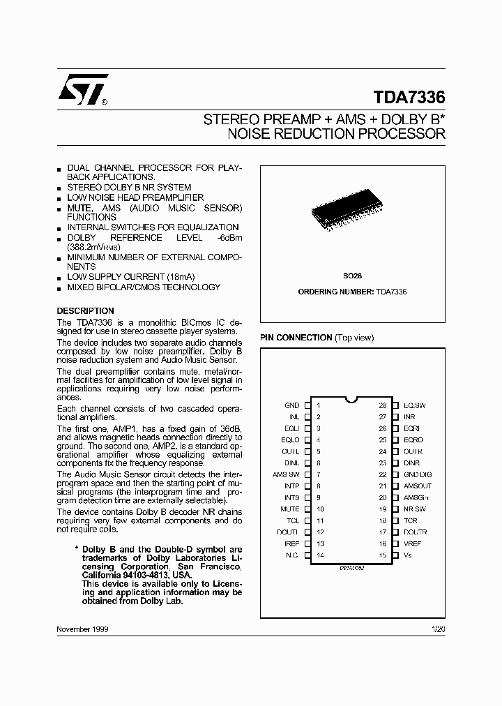 TDA7336D_262443.PDF Datasheet