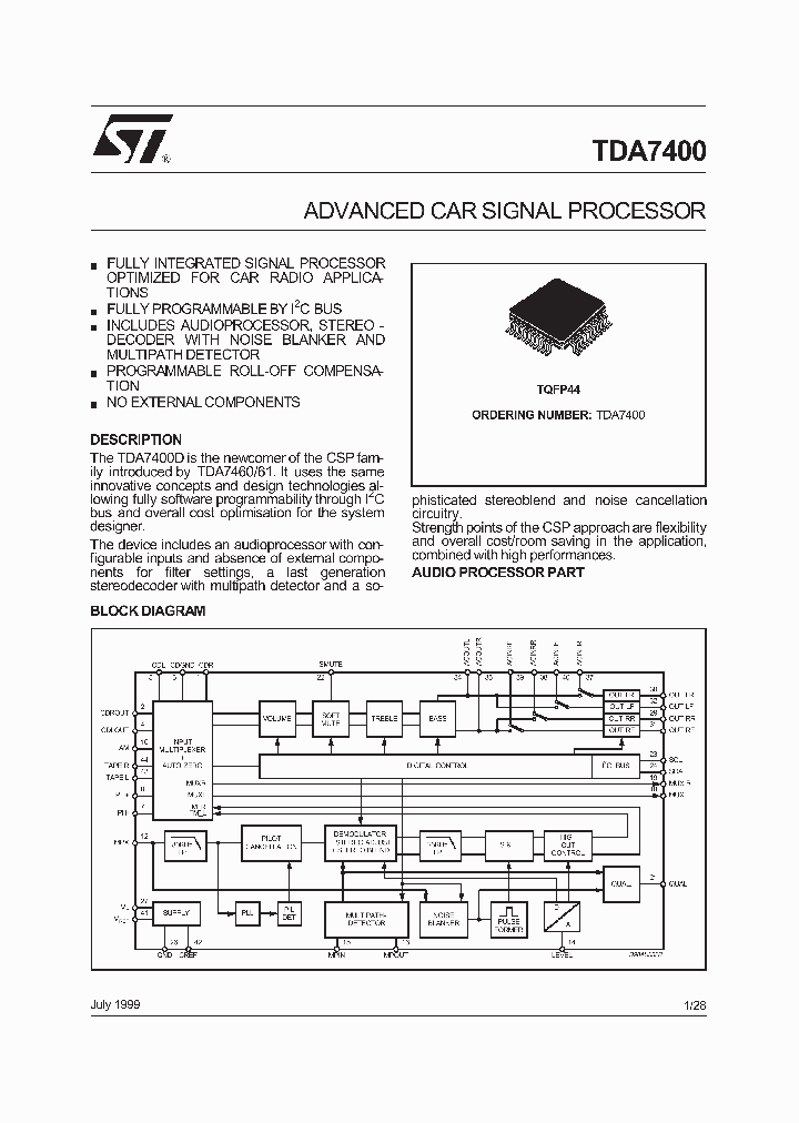 TDA7400_229261.PDF Datasheet