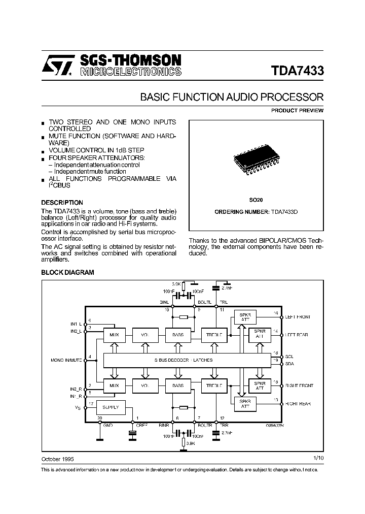 TDA7433_214786.PDF Datasheet