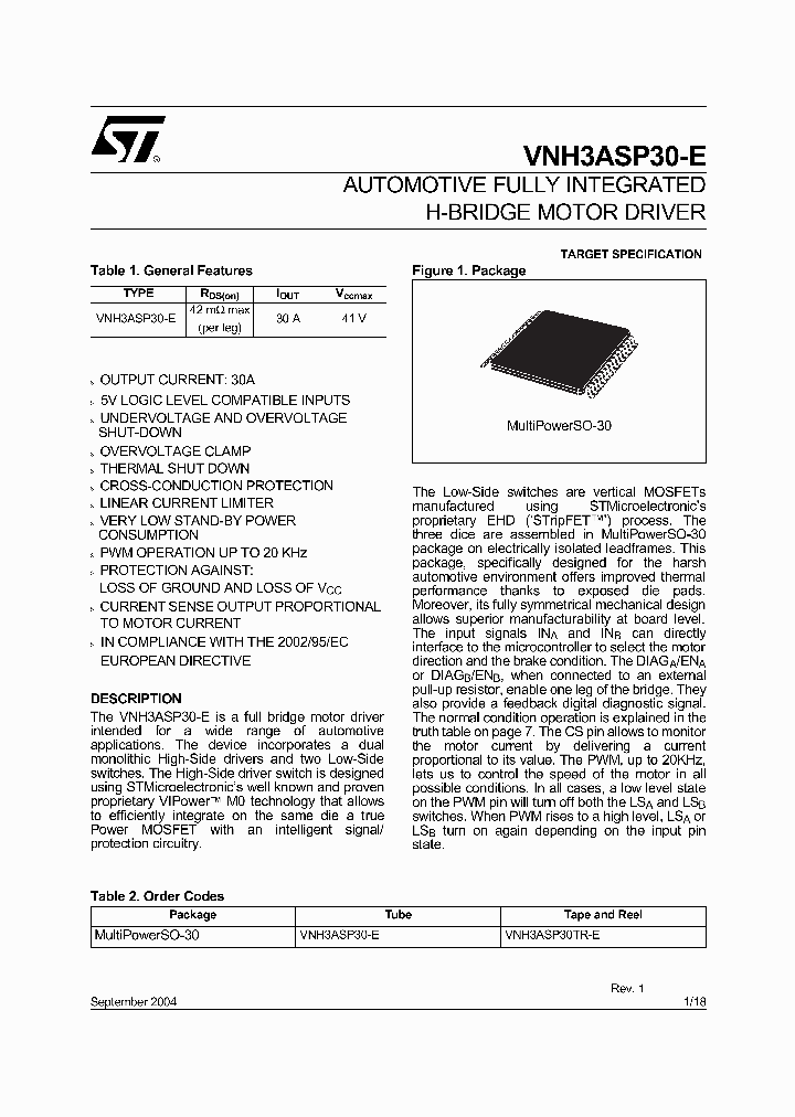 VNH3ASP30-E_273846.PDF Datasheet