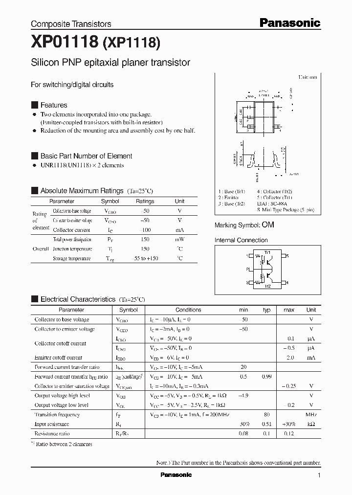 XP1118_282467.PDF Datasheet